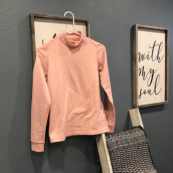 Nike Tops - Nike Fit pink Long sleeve turtleneck